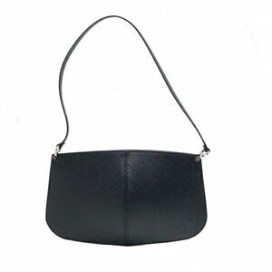Louis Vuitton Accessory Pouch Epi Leather Pochette Demilune Noir Black